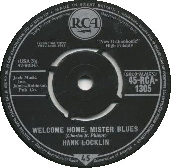 Hank Locklin - Welcome Home Mister Blues