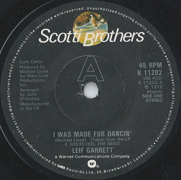 Leif Garrett - I Was Made For Dancin