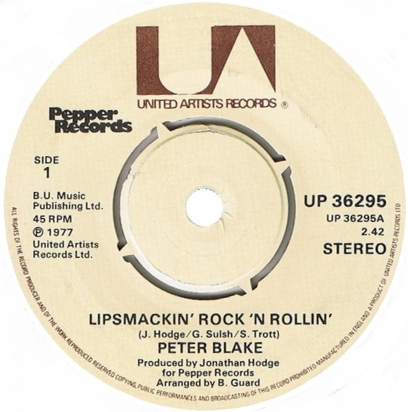 Peter Blake - Lipsmackin Rock N Rollin  Clever Dick