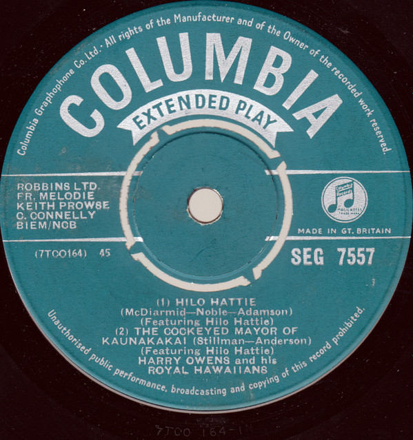 Harry Owens And His Royal Hawaiians - Hilo Hattie