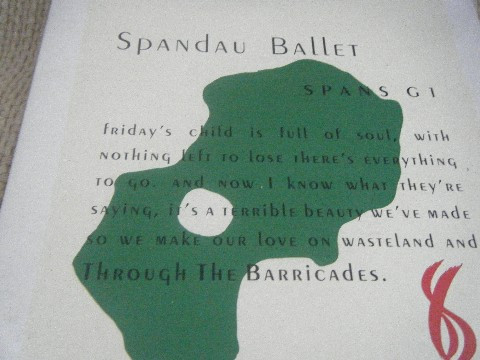 Spandau Ballet - Through The Barricades