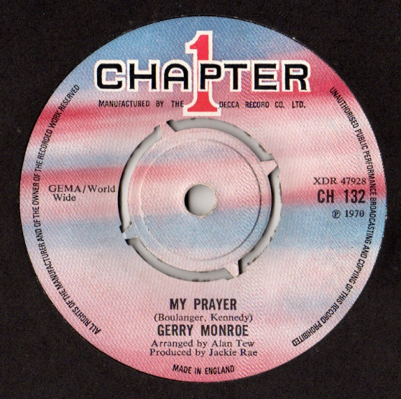 Gerry Monroe - My Prayer  Ill Be With You In Apple Blossom Time