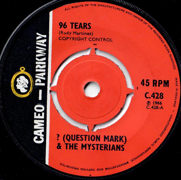  Question Mark  The Mysterians -  96 Tears