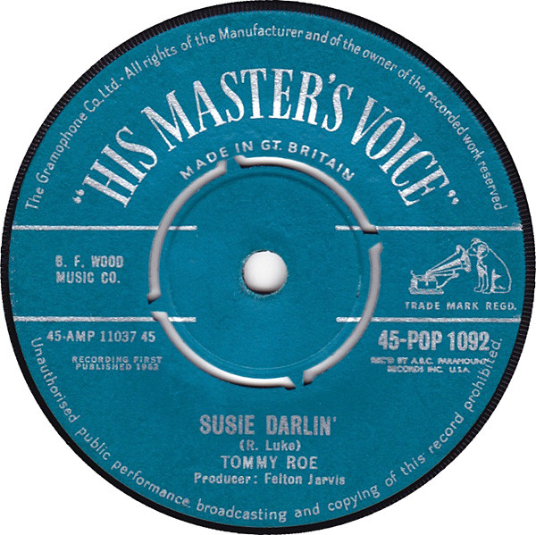 Tommy Roe - Susie Darlin