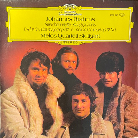 Johannes Brahms Melos Quartett Stuttgart -  Streichquartette  String Quartets
