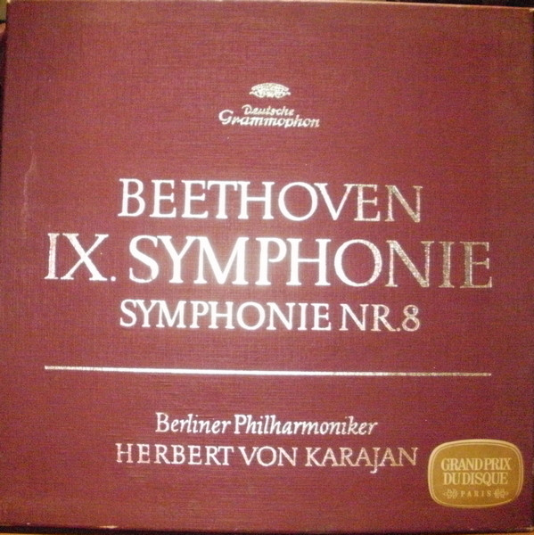 Beethoven  Berliner Philharmoniker Von Karajan -  IX Symphonie  Symphonie Nr 8