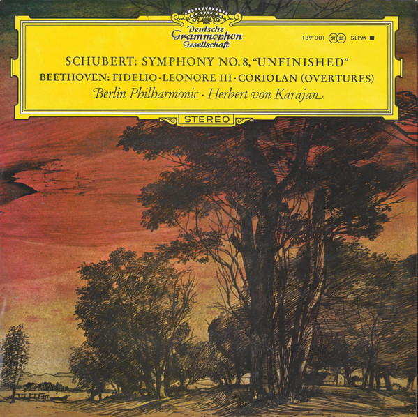 Schubert  Beethoven Berlin Phil  Karajan - Symphony No 8 Unfinished  Fidelio