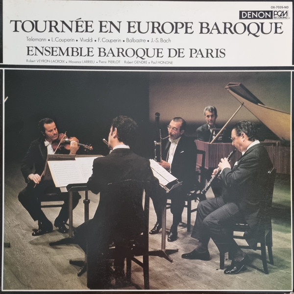 Ensemble Baroque De Paris -  Tourne En Europe Baroque
