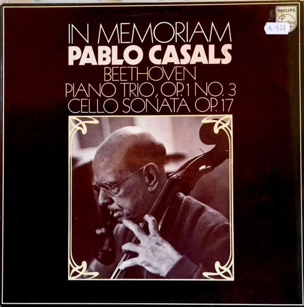 Beethoven Pablo Casals Sndor Vgh - In Memoriam