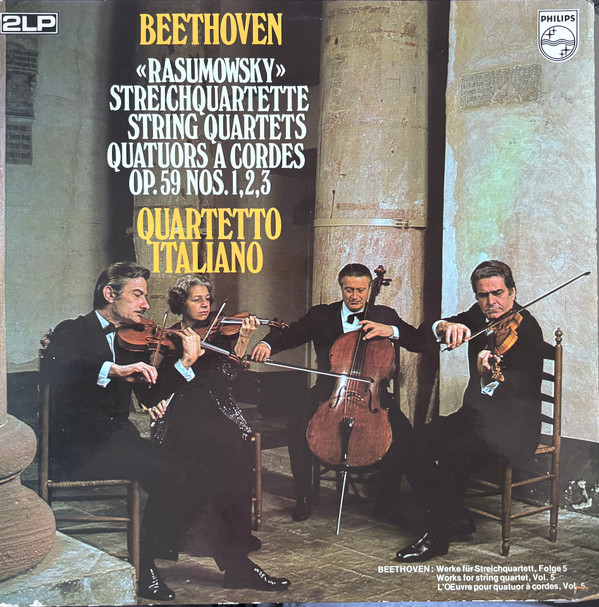 Beethoven  Quartetto Italiano -  Rasumowsky Streichquartette  String Quartets