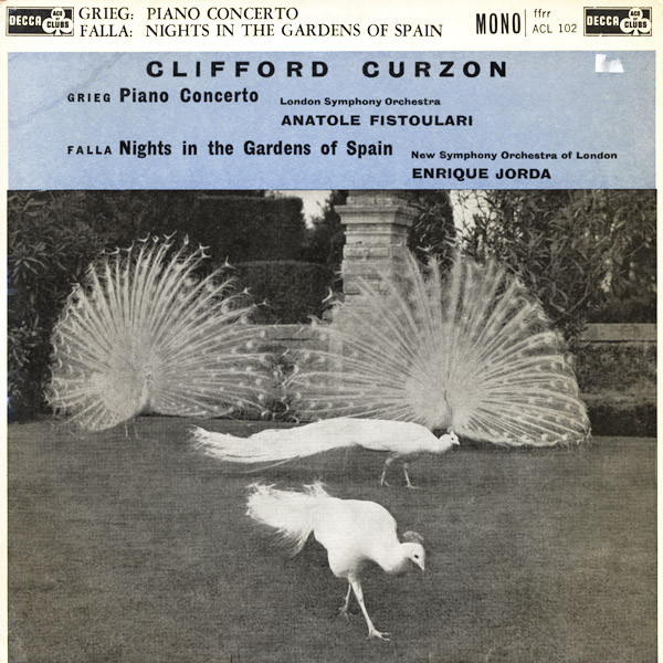 Grieg Falla Clifford Curzon LSO - Piano Concerto  Nights In The Gardens Of Spain