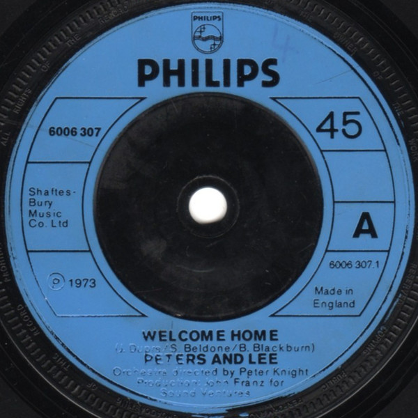 Peters And Lee - Welcome Home