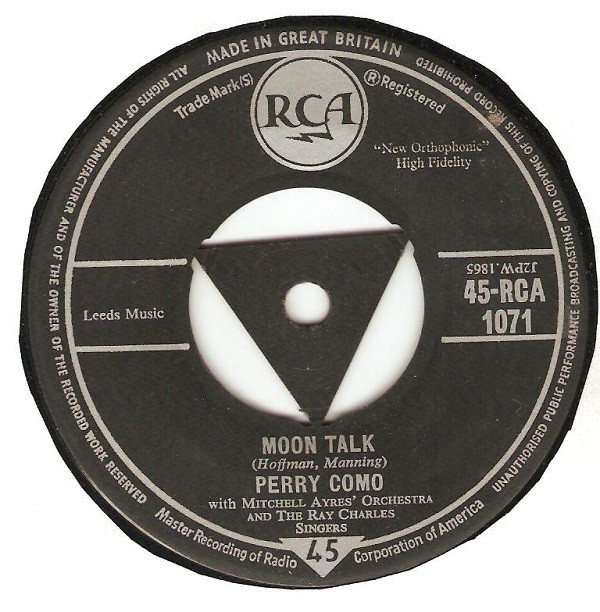 Perry Como - Moon Talk  Beats There A Heart So True