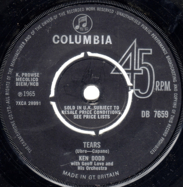  Ken Dodd With Geoff Love And His Orchestra - Tears