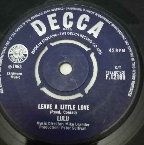Lulu - Leave A Little Love