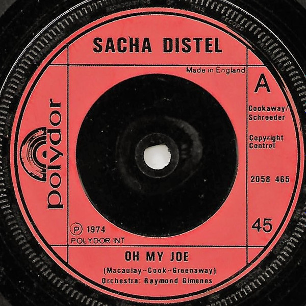Sacha Distel - Oh My Joe