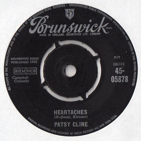 Patsy Cline - Heartaches