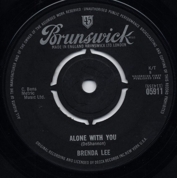 Brenda Lee - Alone With You