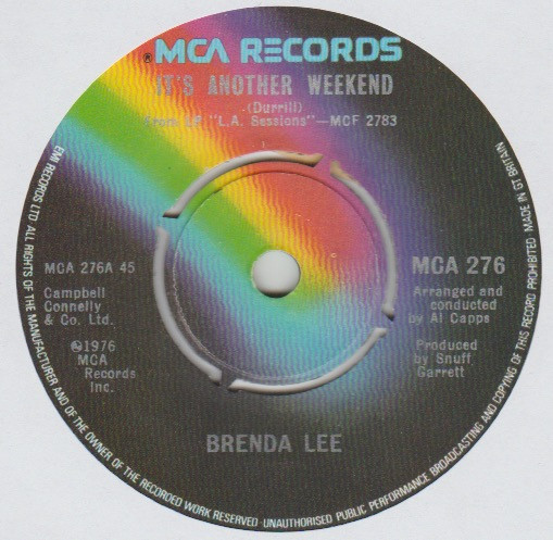 Brenda Lee - Its Another Weekend