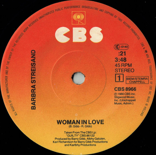 Barbra Streisand - Woman In Love