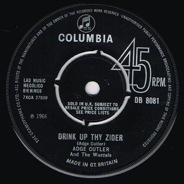 Adge Cutler  The Wurzels - Drink Up Thy Zider