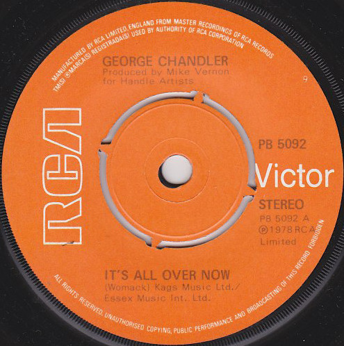 George Chandler - Its All Over Now