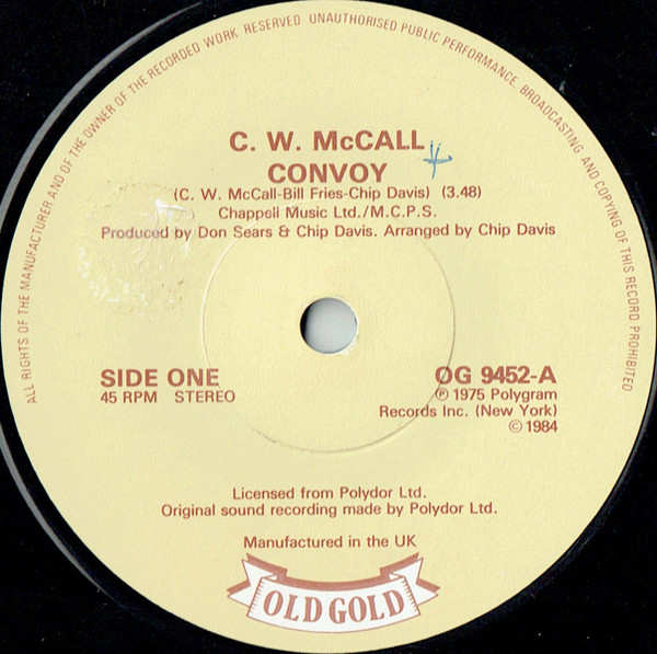 C W McCall -  Convoy  Roses For Mama