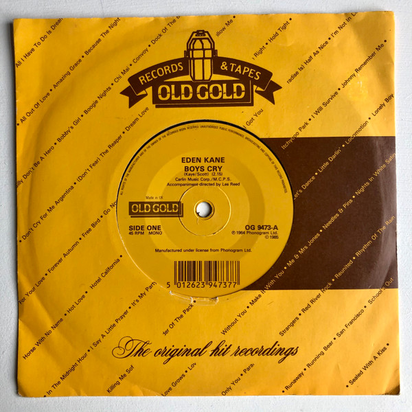 Eden Kane  Wayne Fontana - Boys Cry  Pamela Pamela