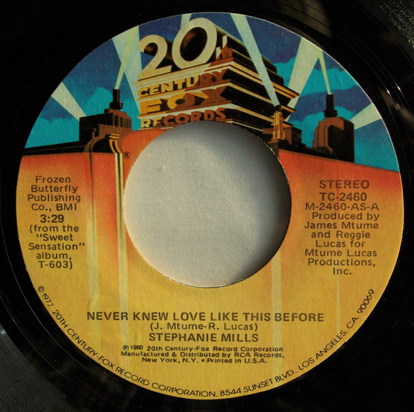 Stephanie Mills -  Never Knew Love Like This Before