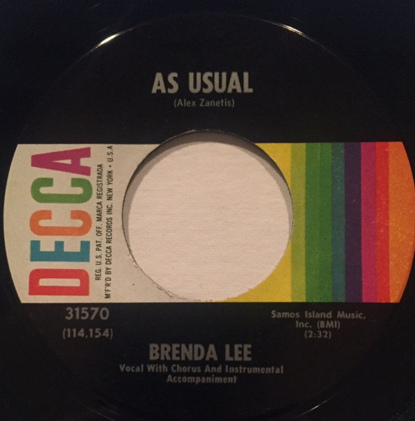Brenda Lee - As Usual