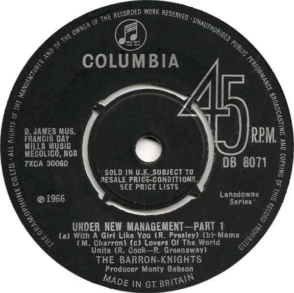 The BarronKnights - Under New Management