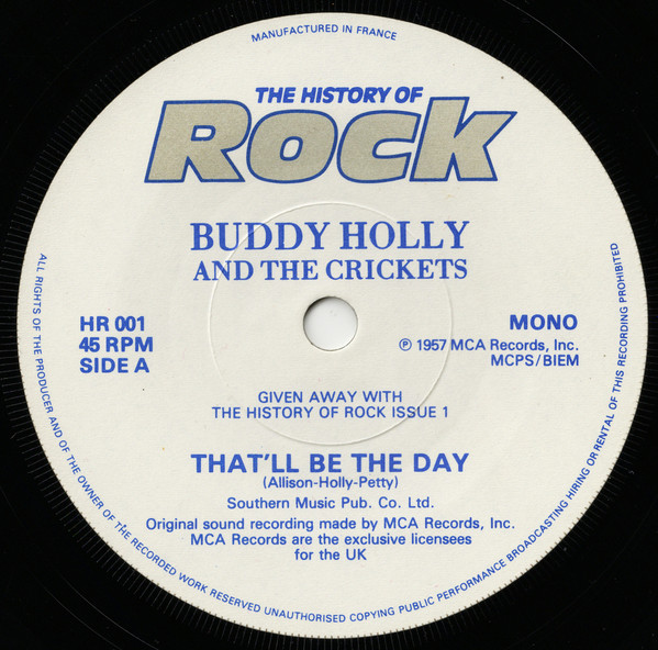 Buddy Holly And The Crickets - Thatll Be The Day