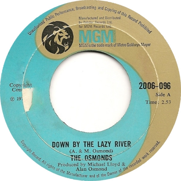 The Osmonds - Down By The Lazy River