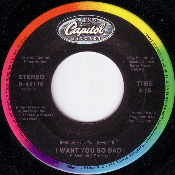 Heart - I Want You So Bad  Easy Target