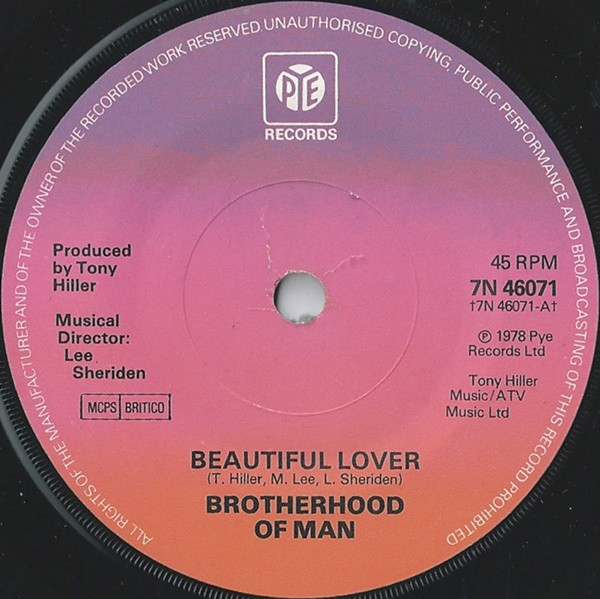 Brotherhood Of Man - Beautiful Lover