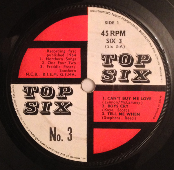Unknown Artist - Top Six No 3