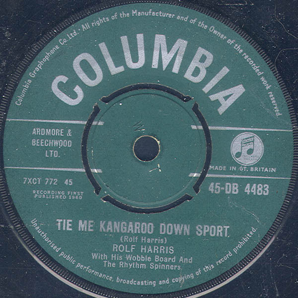 Rolf Harris And The Rhythm Spinners - Tie Me Kangaroo Down Sport