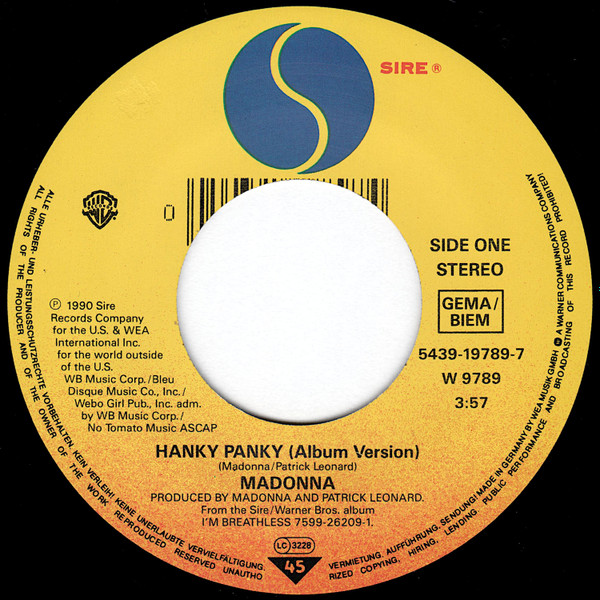 Madonna - Hanky Panky