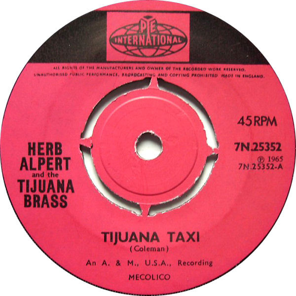 Herb Alpert  The Tijuana Brass - Tijuana Taxi  Salud Amor Y Dinero