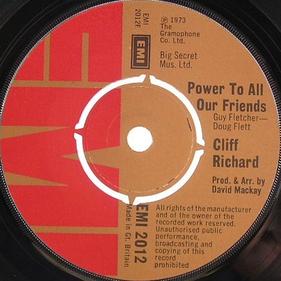 Cliff Richard - Power To All Our Friends