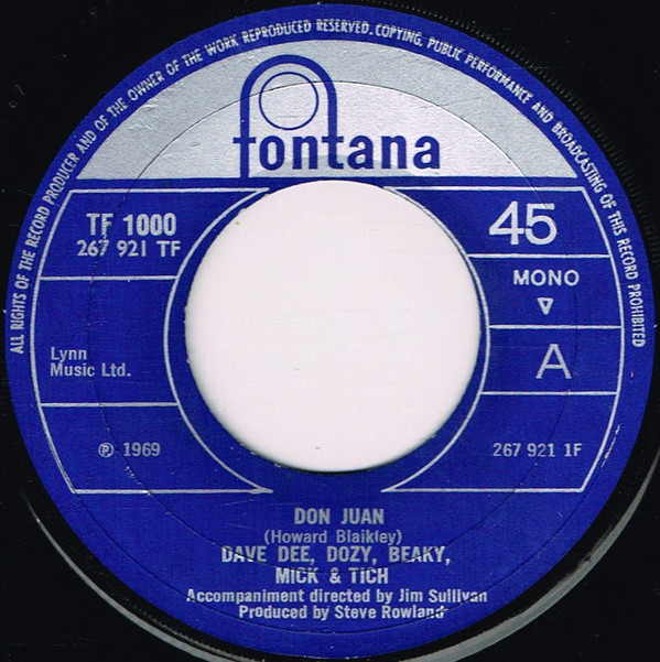Dave Dee Dozy Beaky Mick  Tich - Don Juan