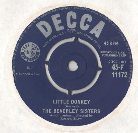The Beverley Sisters - Little Donkey