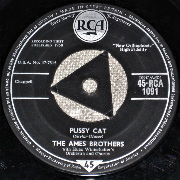 The Ames Brothers With Hugo Winterhalters Orch - Pussy Cat