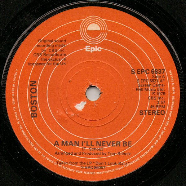 Boston - A Man Ill Never Be