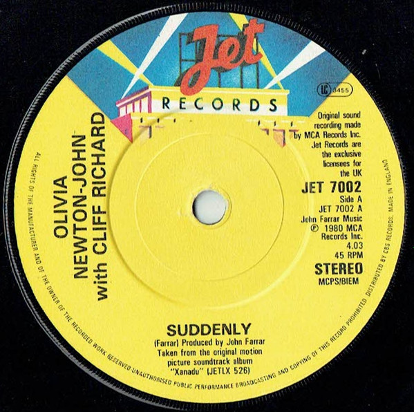 Olivia NewtonJohn With Cliff Richard - Suddenly
