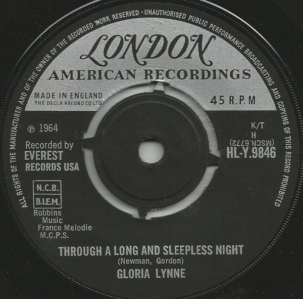 Gloria Lynne - I Wish You LoveThrough A Long And Sleepless Night