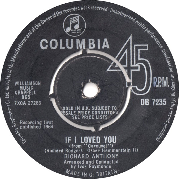 Richard Anthony - If I Loved You