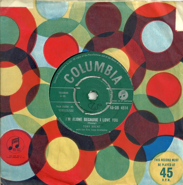 Tony Brent With The Eric Jupp Orchestra - Im Alone Because I Love You