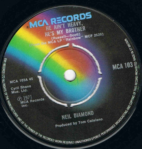 Neil Diamond - He Aint Heavy Hes My Brother
