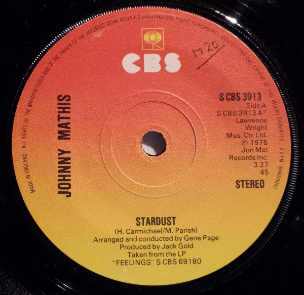 Johnny Mathis - Stardust  What I Did For Love